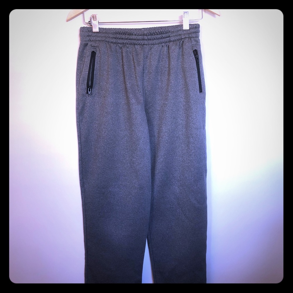Gray athletic boys pants lands end